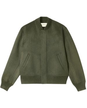 Eric Bompard Double-Sided Bomber Jacket - Green