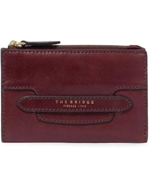 The Bridge Leather Wallet - Purple