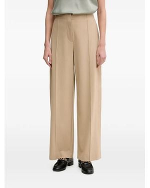 Mos Mosh Button Patch-Pocket Trousers - Natural