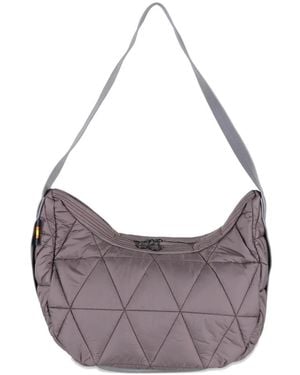 K-Way Gesteppte Didiane Schultertasche - Grau