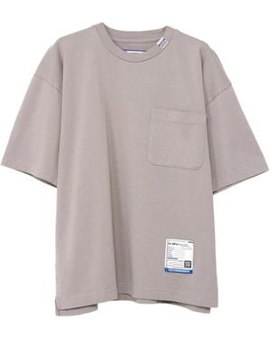 in・stru(men-tal) T-Shirt Met Zak En Korte Mouwen - Grijs