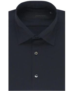 Rrd Camisa Con Cuello Clásico - Azul