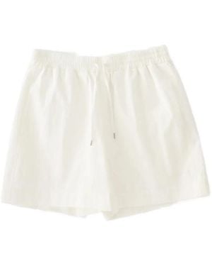 Studio Nicholson Karya Drawstring-Fastening Shorts - White