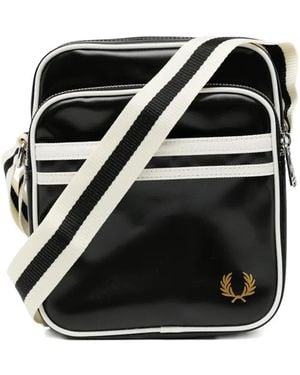 Fred Perry Classic Small Messenger Bag - Black