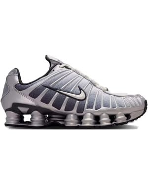 Nike Shox Tl Metallic Trainers - Grey