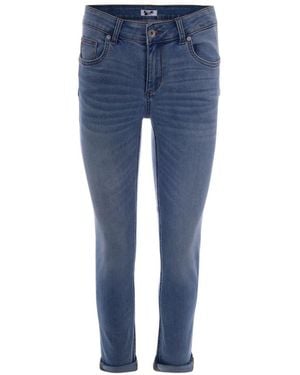 Liu Jo Vaqueros Skinny De Talle Medio - Azul