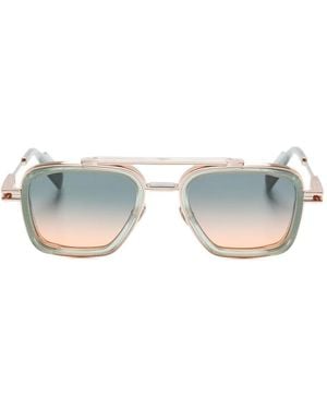 T Henri Eyewear Sonnenbrille Mit Eckigem Gestell - Blau