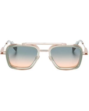 T Henri Eyewear Square-Frame Sunglasses - Blue