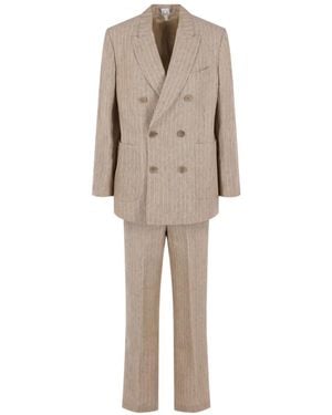 Aspesi Pinstriped Suit (Set Of Two) - Natural
