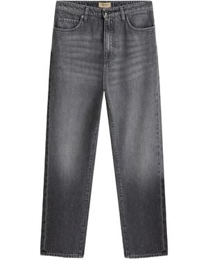 Woolrich Jeans mit Knopfverschluss - Grau