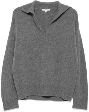 Barena Maglione Con Colletto Ampio - Grigio