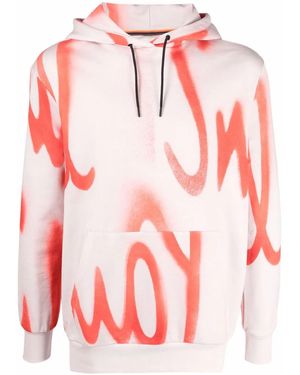Paul Smith Hoodie Mit Logo-Print - Pink