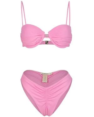 Paramidonna Bikini Daisy Fruncido - Rosa