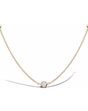 Pragnell 18Kt Rose Sundance Diamond Pendant Necklace - Natural