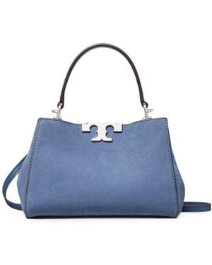 Tory Burch Eleanor Nubuck Mini Satchel - Blue