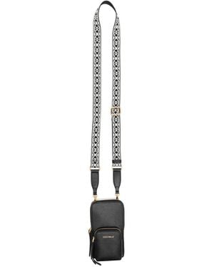 Coccinelle Étui Pour Smartphone En Cuir À Lanière Portée Autour Du Cou - Blanc