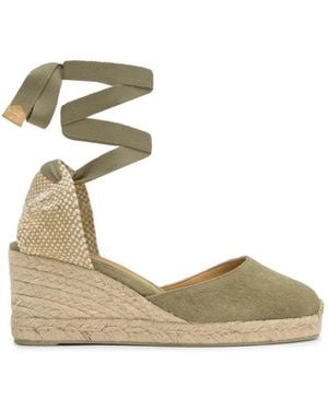 Castañer Carina Canvas Espadrilles - Metallic