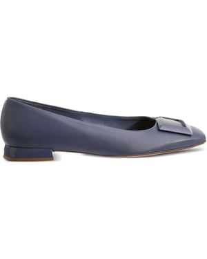 Högl Coco Buckle-Embellished Ballet Flats - Blue
