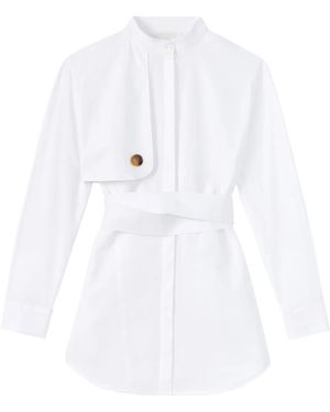 D'Estree Hans Cotton Minidress - White