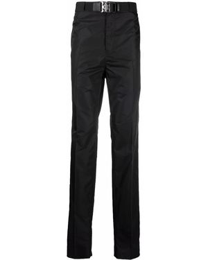 Givenchy Gerade Hose mit 4G-Schnalle - Schwarz