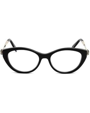 BVLGARI Serpenti Cat-Eye Glasses - Black