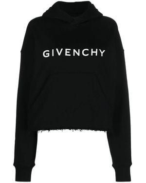 Givenchy Archetype クロップドパーカー - ブラック