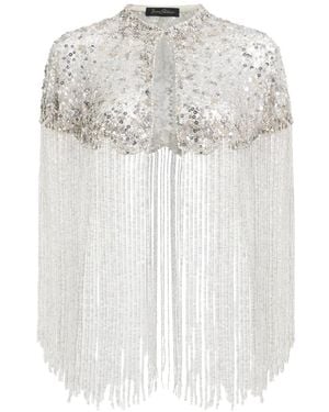 Jenny Packham Astralis Cape - White