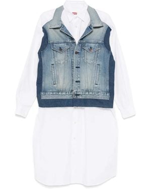Junya Watanabe X Levi's Jeanskleid - Blau
