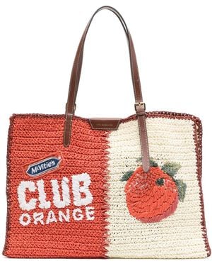 Anya Hindmarch Mcvitie's Club ビーチバッグ - レッド
