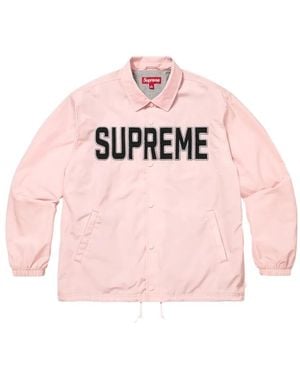 Supreme Logo-Appliqué Jacket - Pink