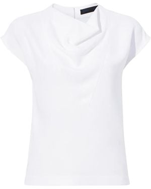 Proenza Schouler Matte Viscose Crepe Shell Top - White