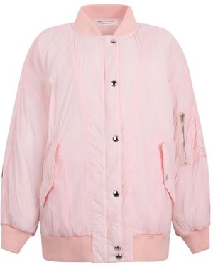 Philosophy Di Lorenzo Serafini Button-Fastening Bomber Jacket - Pink