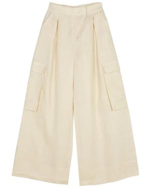 ANDRES OTALORA Pantalones Cargo Hydra - Blanco