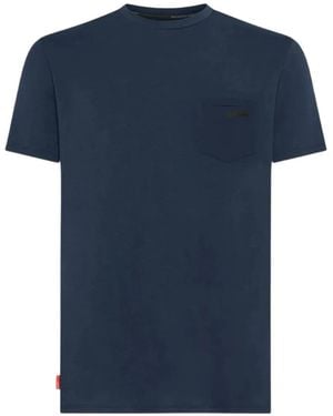 Rrd Camiseta Con Bolsillo En El Pecho - Azul