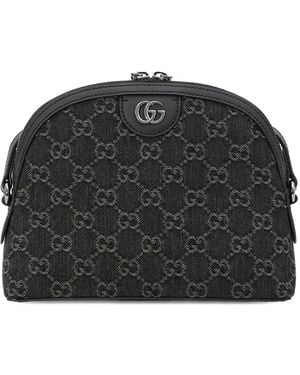 Gucci Small Ophidia Gg-Monogram Shoulder Bag - Black