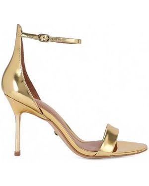 Kurt Geiger Bank Heel Sandals - Metallic