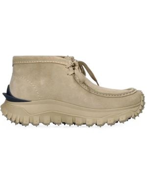 Moncler X Clarks Originals Trailgrip Wallabee Gtx Calf Suede Boots - Natural