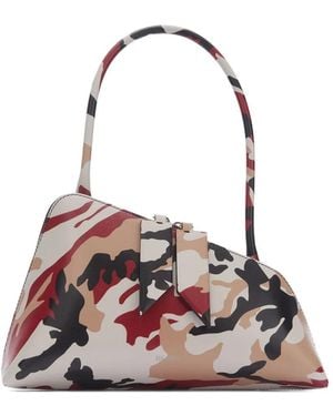 The Attico Borsa A Spalla Con Stampa Camouflage - Rosa
