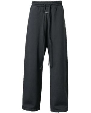 Fear Of God Wide-Leg Drawstring Track Trousers - Black
