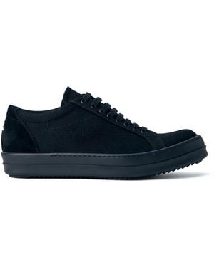 Rick Owens Lace-Up Round-Toe Trainers - Blue