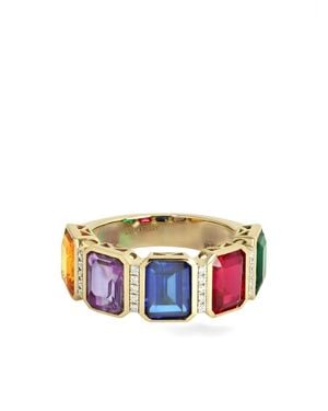 Lark & Berry 14Kt Nexus Gemstone Ring - White