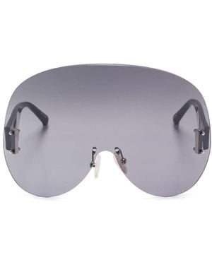 Linda Farrow X The Attico Karl Sunglasses - Grey