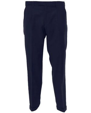Briglia 1949 Borgonuovos Turn-Up Trousers - Blue