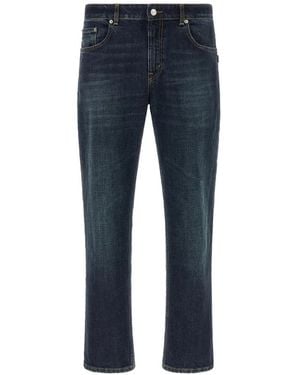 Department 5 Talk Cropped Jeans - Blue