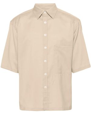 Costumein Stefano Chest-Pocket Short-Sleeve Shirt - Natural
