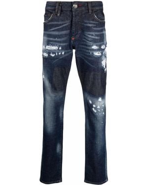Philipp Plein Super Straight ジーンズ - ブルー