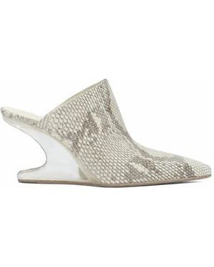 Rick Owens Cantilever 8 Mules - Weiß