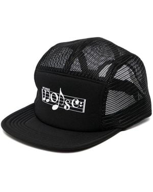 Undercover Logo Print Hat - Black