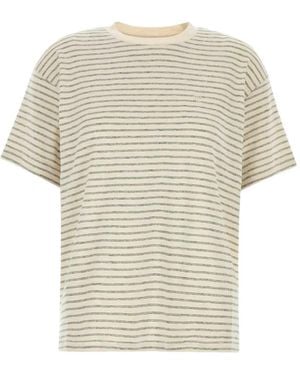 Anine Bing Cade Striped T-Shirt - White