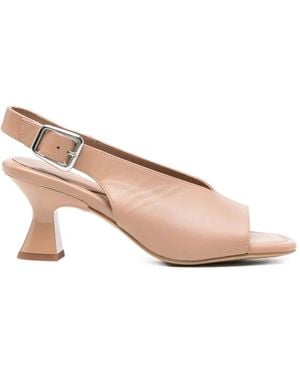Unisa Mijas Buckle-Fastening Slingback Sandals - Pink